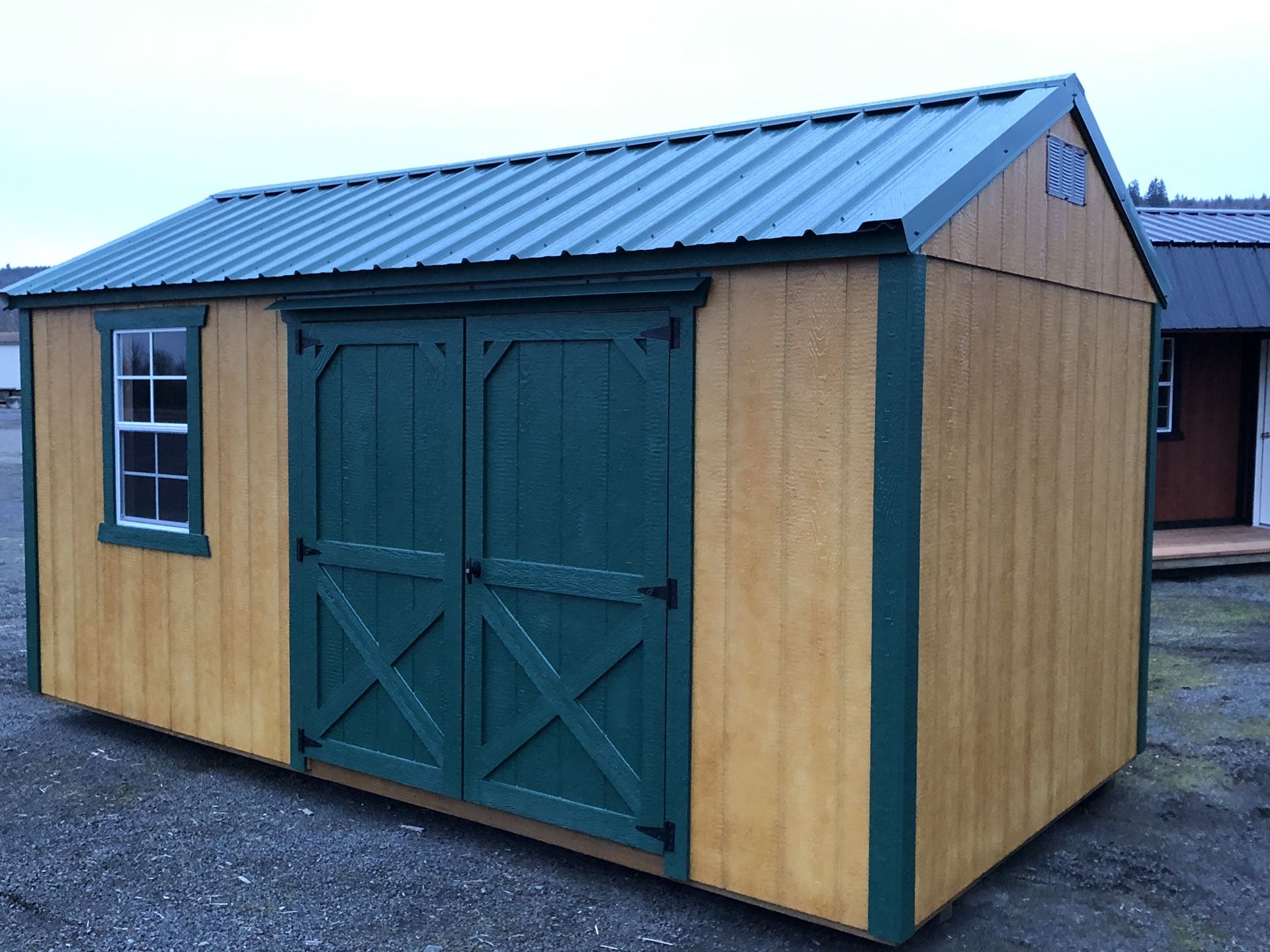 Storage Shed 8x16 - by Summit Structures of WA