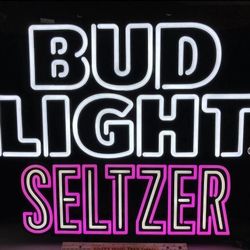 Budlight Seltzer Led Sign New In Box