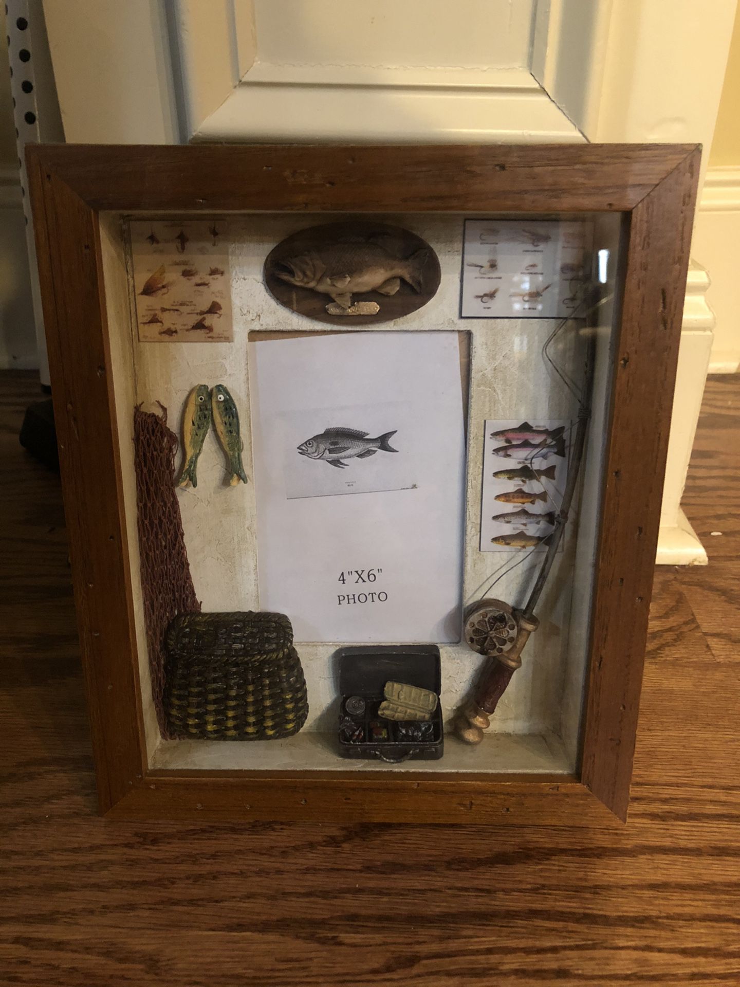 Fishing Photo Picture Box Frame
