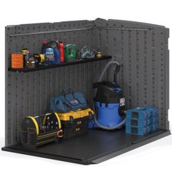Suncast Horizontal/XI Vertical Shed Shelf Kit Shelving Wall