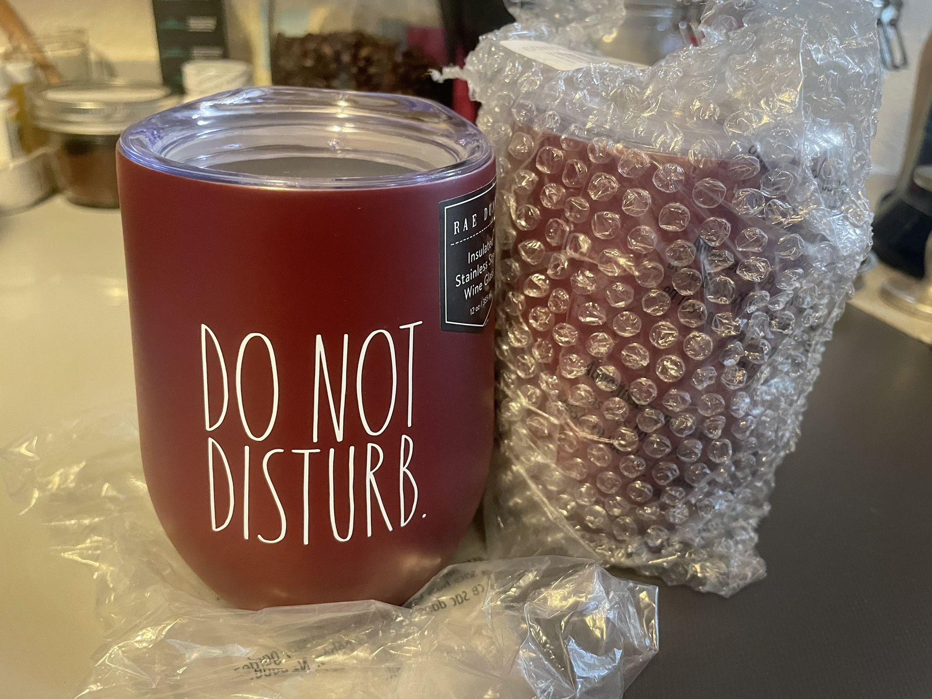 New! $15 Pair of Rae Dunn Wine Tumblers