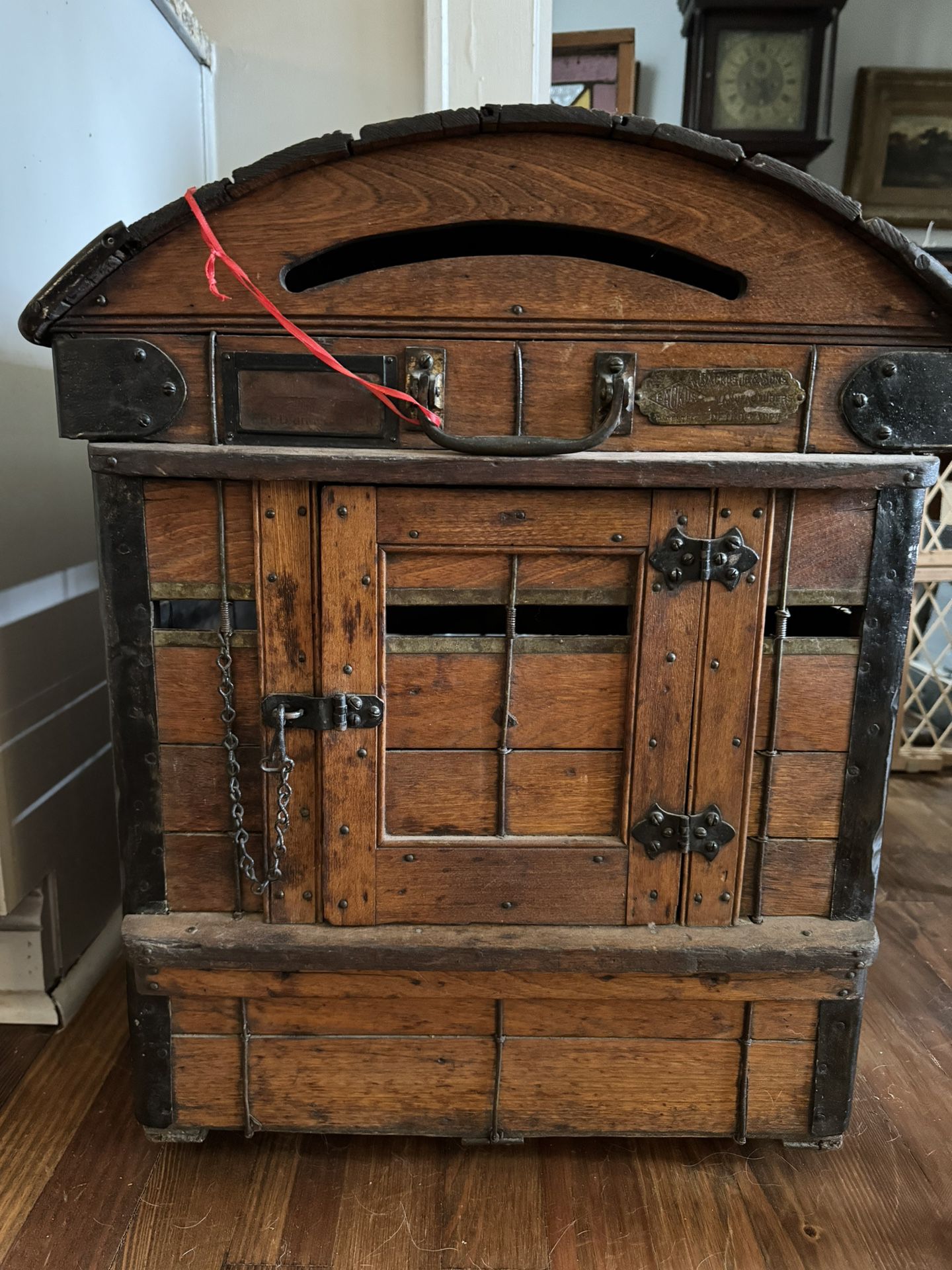 Antique Dog Crate
