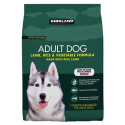 New Kirkland Signature Adult Formula Lamb, Rice and Vegetable Dog Food 40lb