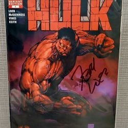 🔥1st RED HUL APPEARANCE!🔥KEITH LOEB signed at W.W.LACon Comic Convention ♥️MINT/UNREAD TURNER KEY🔑VARIANT! 