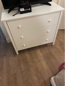 White IKEA Dresser