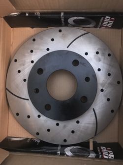 Slotted & drilled rotors W/ pads for 04 sentra