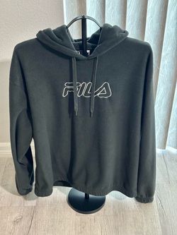 Fila Black Fleece Pullover Hoodie