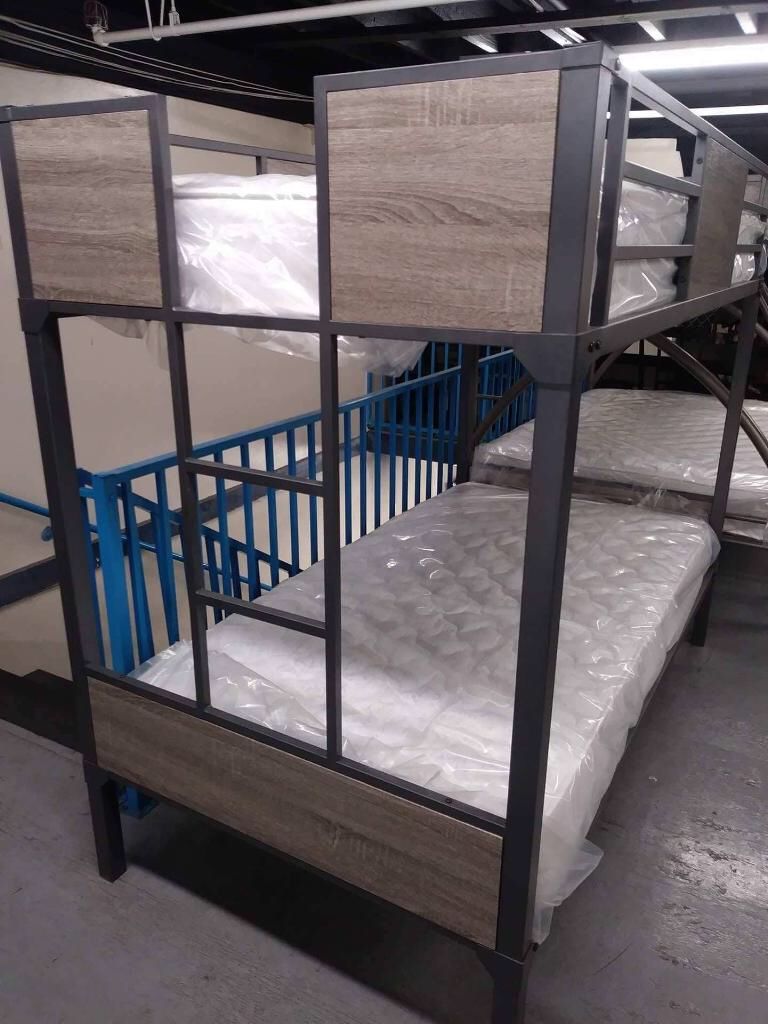 Twin/Twin Bunk Mattresses Included