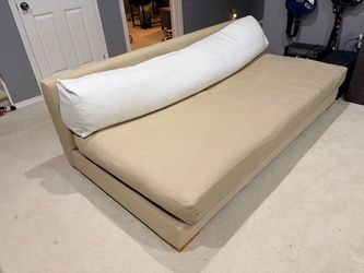 Deep armless couch from CB2