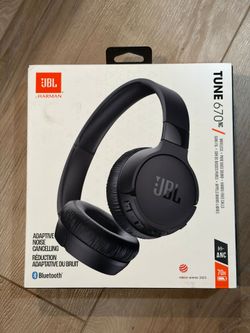 JBL Tune 670NC - Wireless On-Ear Headphones - Black
