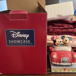 Disney Mickey and Minnie in Red Car Figurine