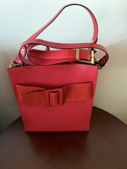 Red Leather Purse