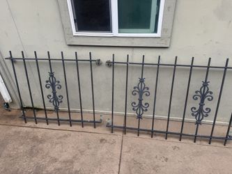 Beautiful Vintage Wrought Iron Window Guards/Both For $150