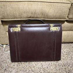 Vintage Leather Combination Briefcase