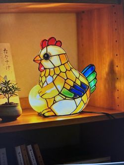 6” Table Lamp/ Night Light. Egg- Hatching design