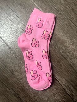 BT21 Bunny Pink Socks