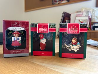 Hallmark Keepsake Ornaments Lot of 3