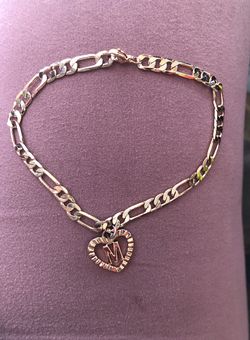 Gold Bracelet With M Initial