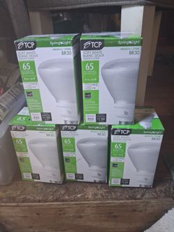 Brand new soft white flood light bulbs