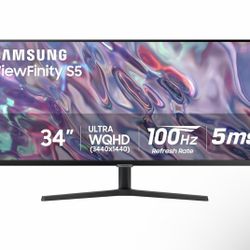 Samsung 34” QHD Ultra Wide Monitor