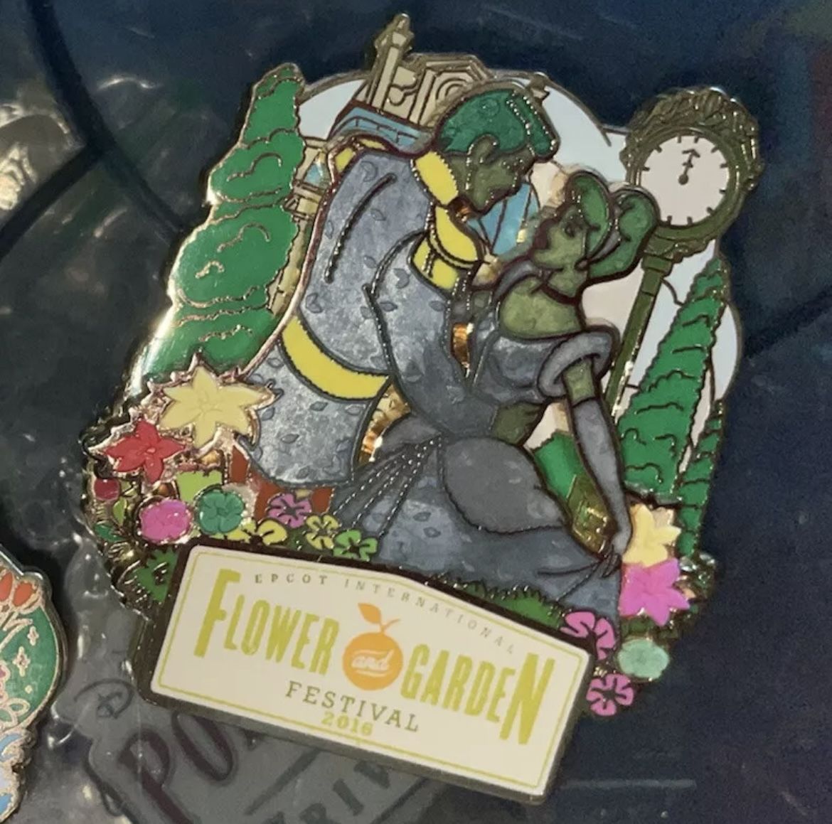2016 Flower & Garden Festival Limited Edition Pin Cinderella & Prince Charming.