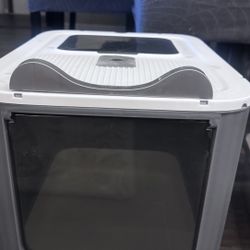 Foldable Cat Litter Box, Fully Enclosed Litter Box with Lid,  