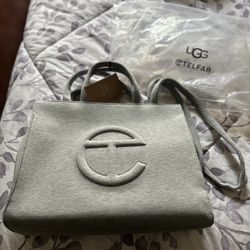 UGG X TELFAR Medium Fleece Shopper- Health Grey x1