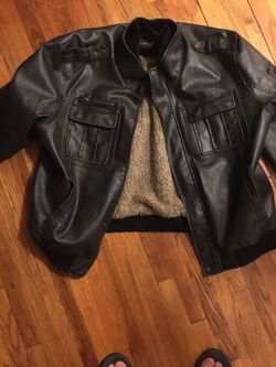 Calvin Klein leather