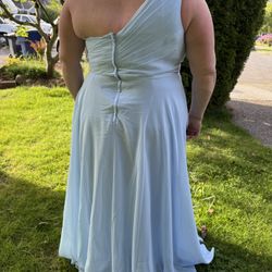 Ice Blue David’s Bridal Formal Dress