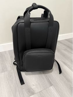 Monos Metro Backpack - Vegan Black Leather