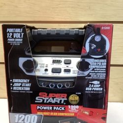 SuperStart Power pack With Air Compressor 