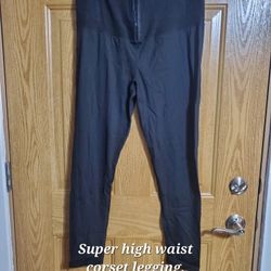 High Waist Corset Legging, New, Size XXL (Runs Small)