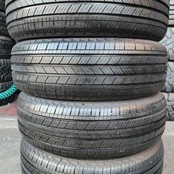 4 USED TIRES MICHELIN 225/60/18
