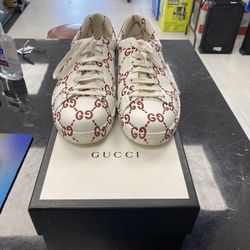 Gucci Ace GG Signature Print Shoe 