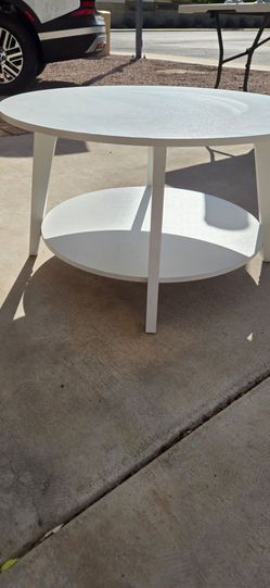 White coffee table