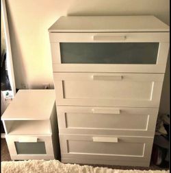 Dresser and nightstand.