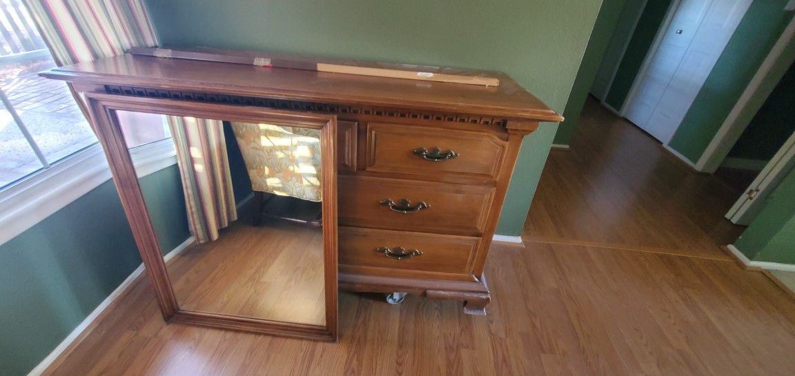 Armoire/dresser with mirror 