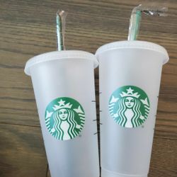 2 Starbucks Cold Cups