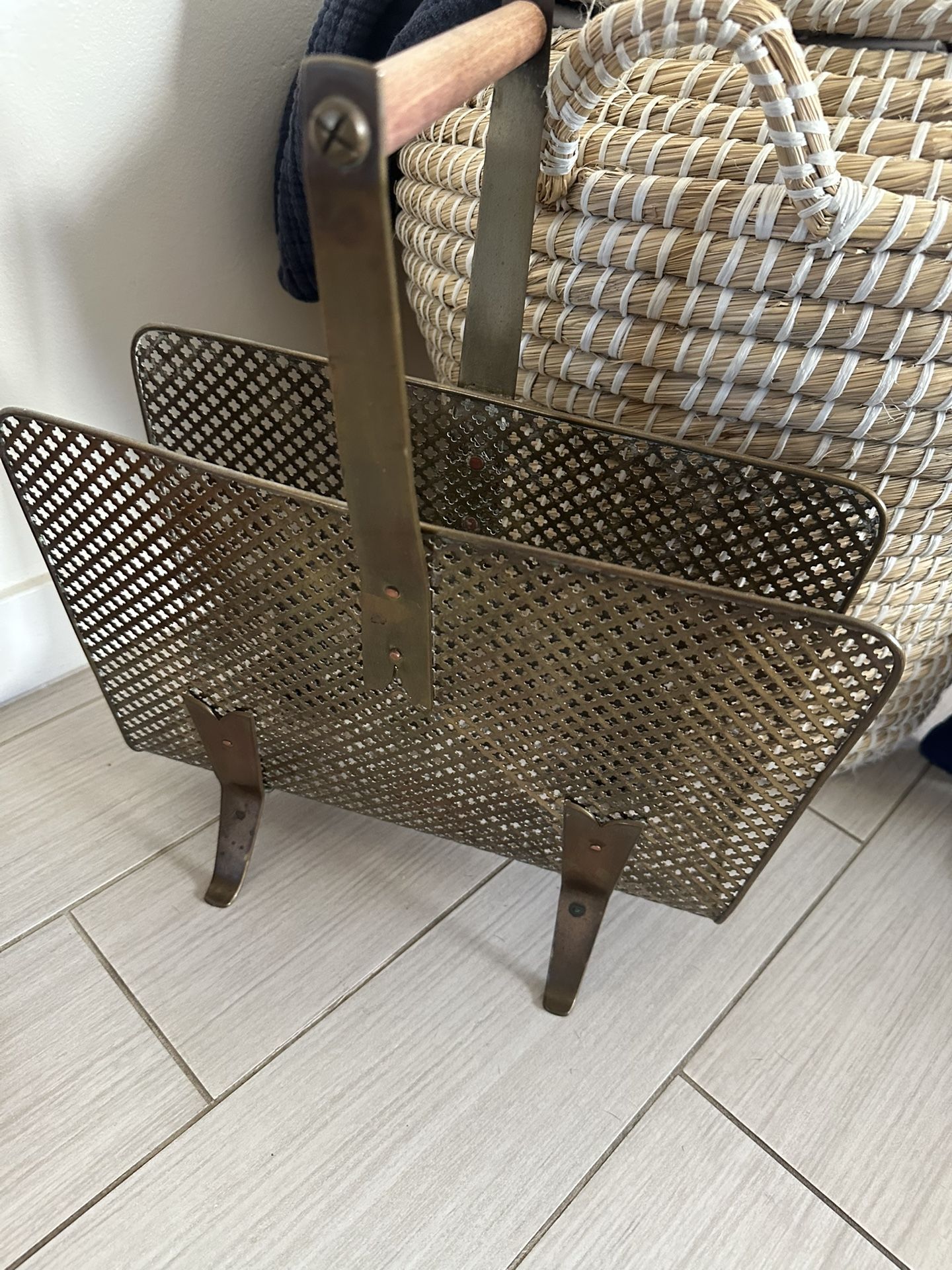 Vintage Magazine Holder