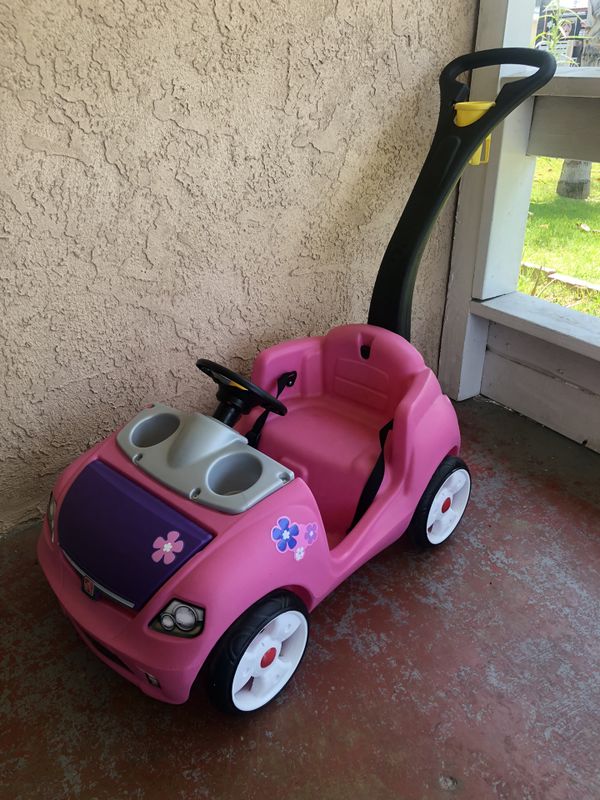 fisher price push car pink