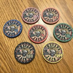 Nevada Jack Poker Chips Authentic Weight 