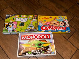 Children’s board game bundle (3) games