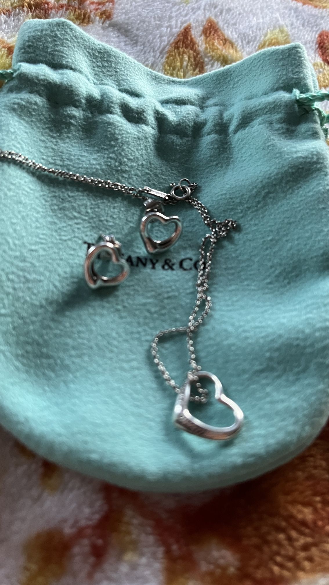Tiffany  And Co Necklace And Earrings 