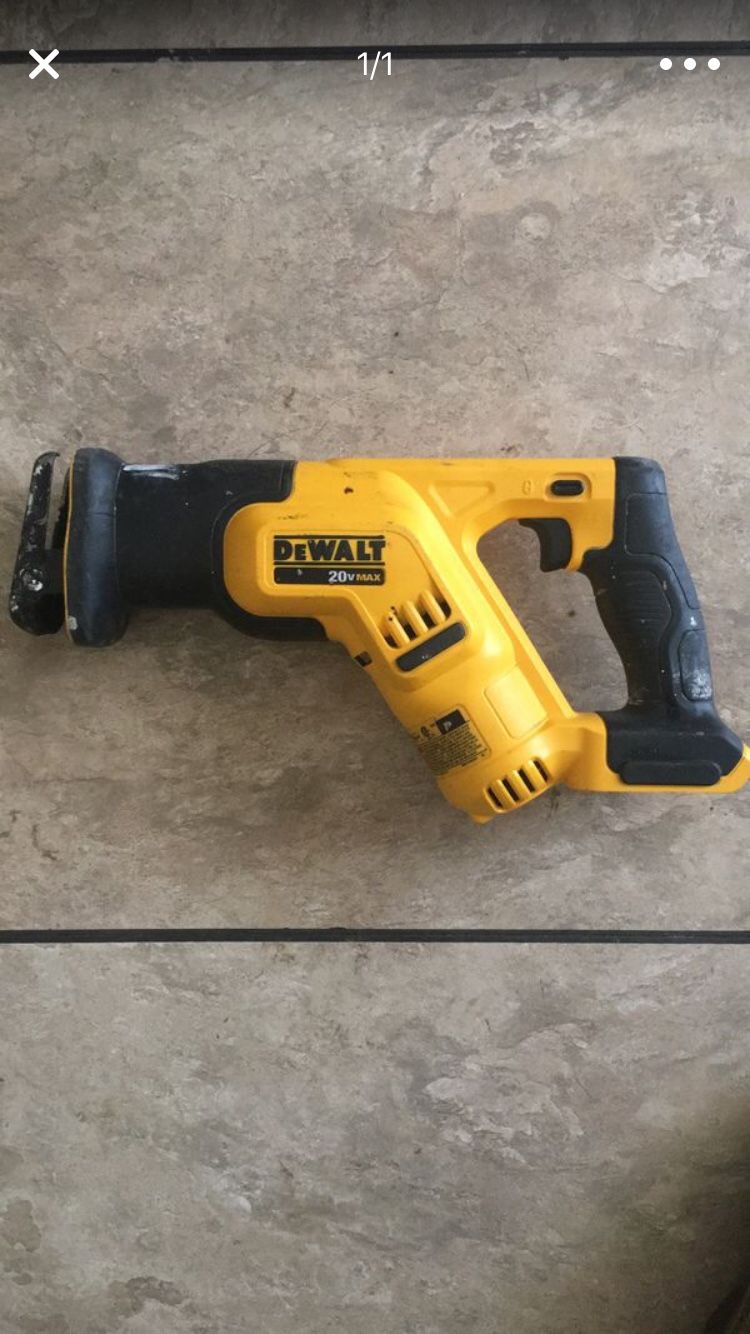 dewalt 20v max sawzall 80!