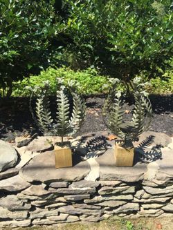 Pair unique candle holders