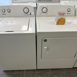 Amana Washer And Electric Dryer Set 