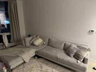 West Elm Wool/Linen Couch