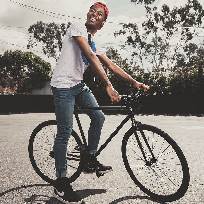 [orange 28 inch ]fixed gear single speed urban fixie road bike 