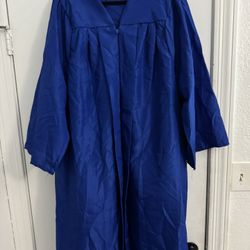 Jostens Blue Graduation Gown