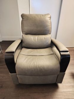 Electric leather recliner